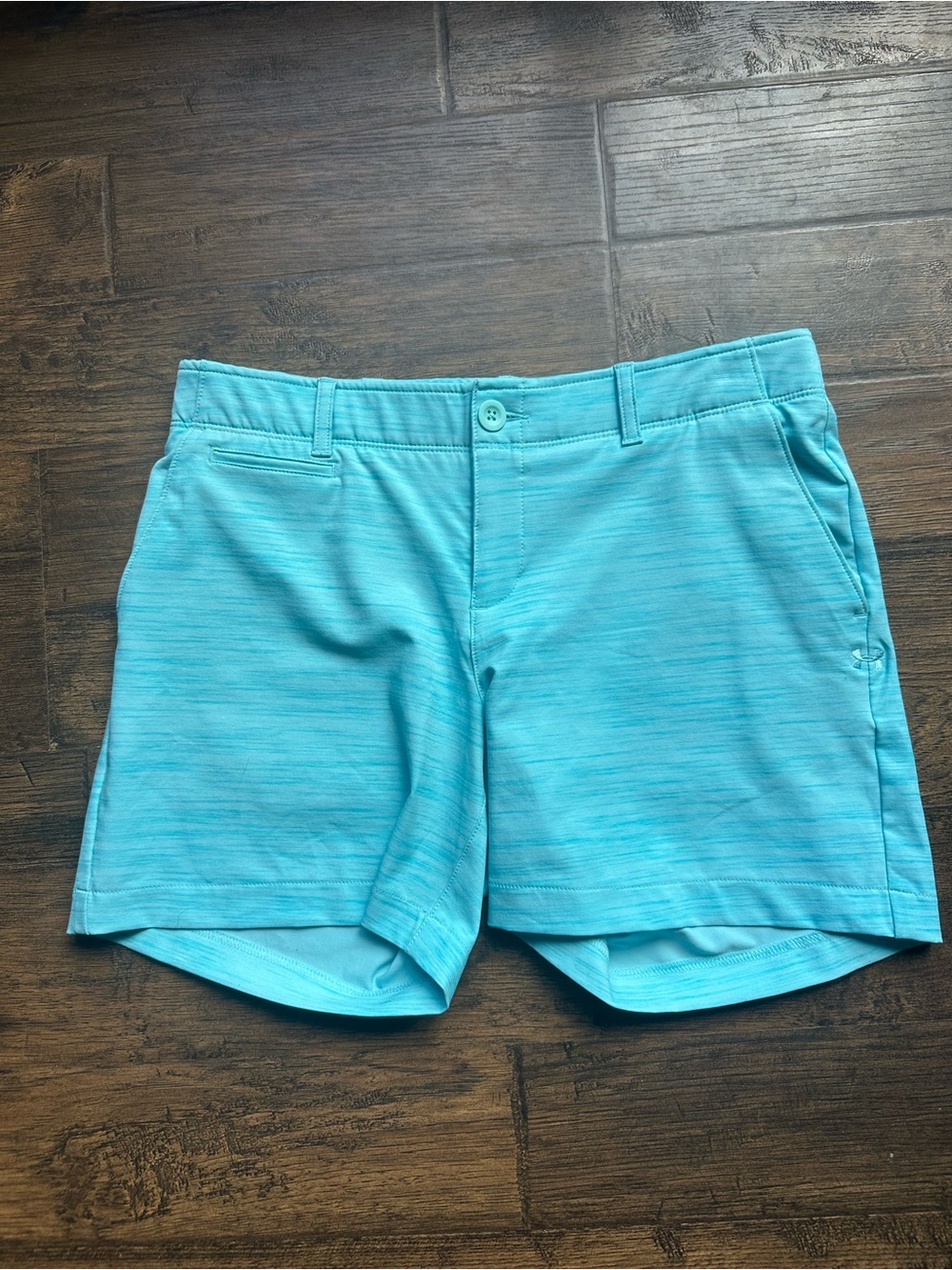 Under Armour Light Aqua Athletic Shorts